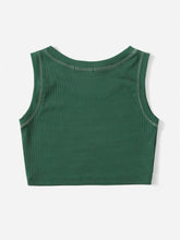 Frmlsstudio Letter Skull & Dog Graphic Ribbed Tank Top